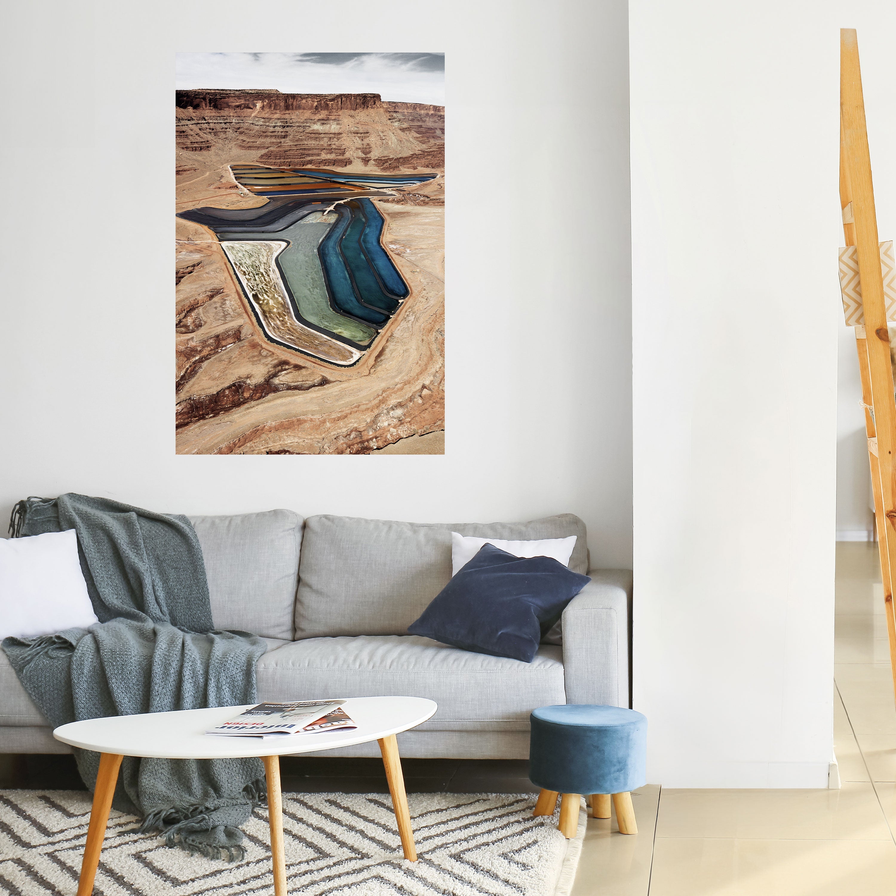 HARMONY IN LAYERS Vertikales Poster zum Abziehen und Aufkleben