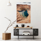 HARMONY IN LAYERS Selbstklebendes Poster - Hochformat