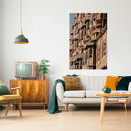 MAJESTIC FACADE FANTASY Selbstklebendes Poster - Hochformat