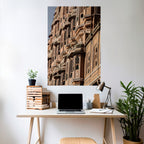 MAJESTIC FACADE FANTASY Selbstklebendes Poster - Hochformat