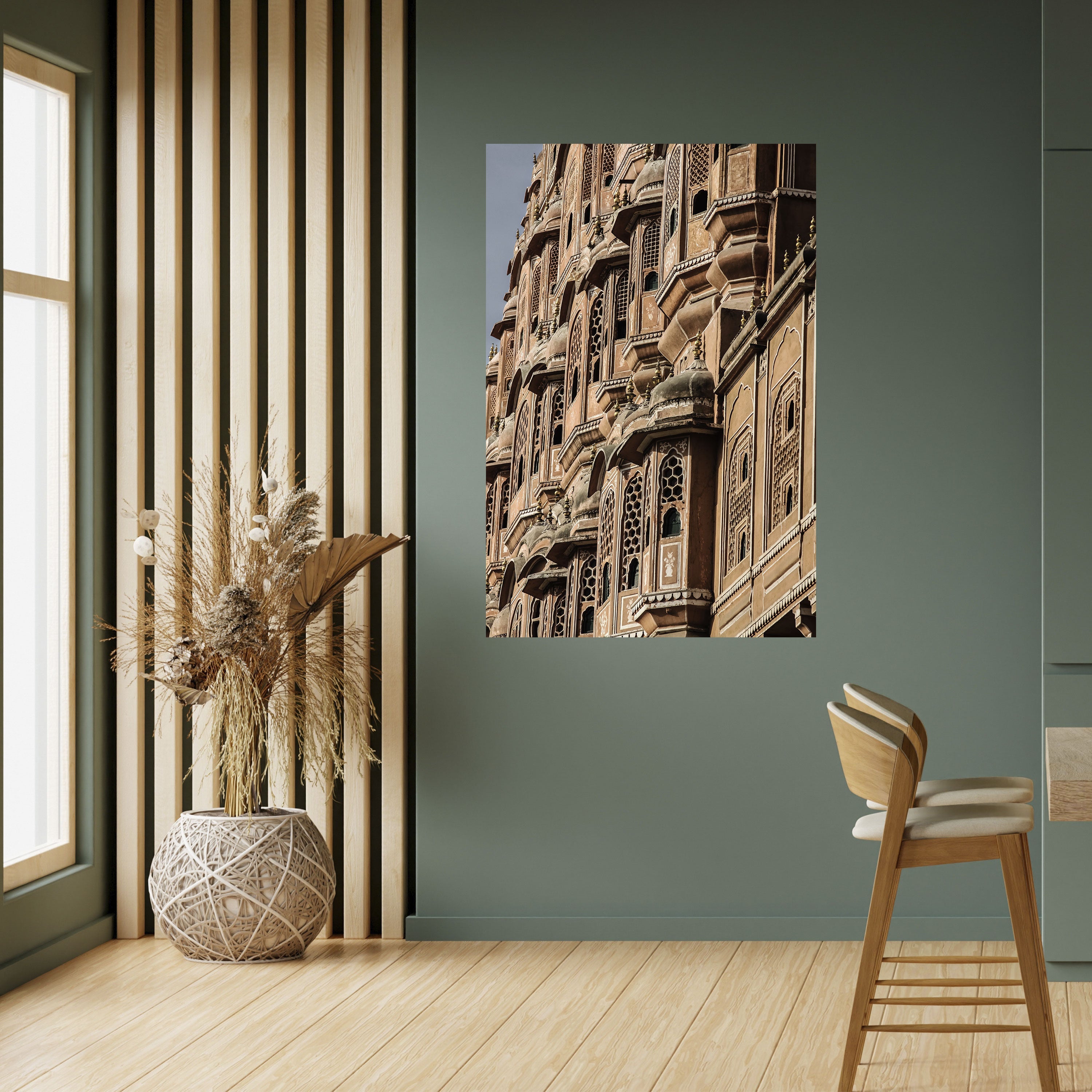 MAJESTIC FACADE FANTASY Vertikales Poster zum Abziehen und Aufkleben