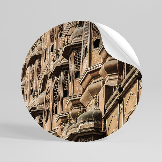 MAJESTIC FACADE FANTASY Runder Wandsticker zum Abziehen und Aufkleben