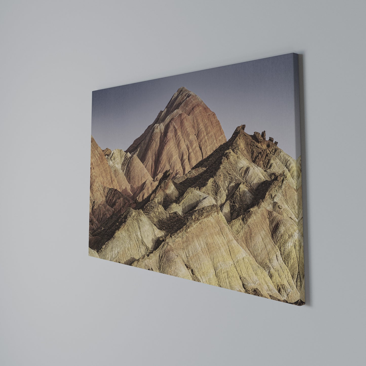PEAKS OF PAINTED DREAMS Horizontal Canvas Print