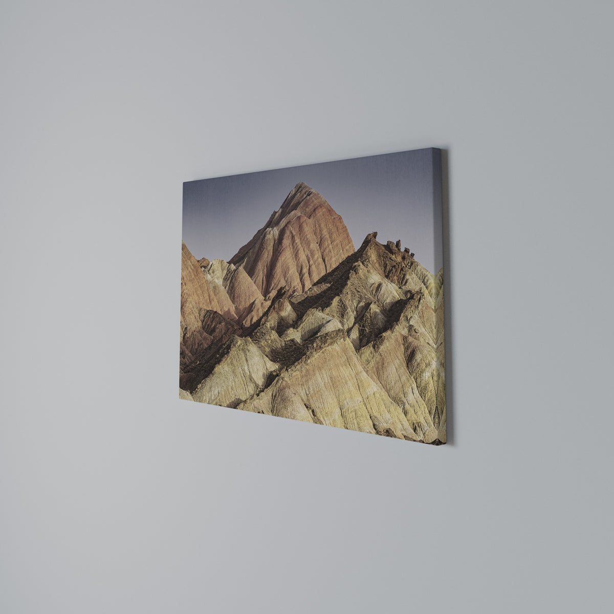 PEAKS OF PAINTED DREAMS Horizontal Canvas Print