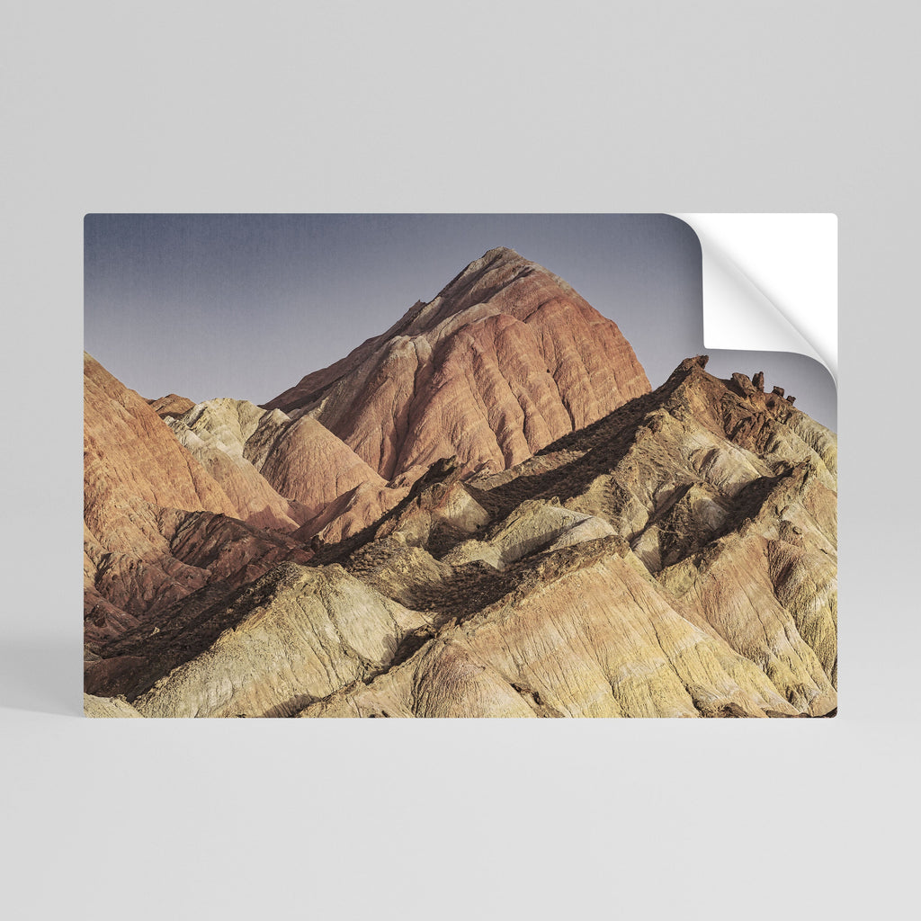 Peaks of Painted Dreams Horizontales Poster zum Abziehen und Aufkleben