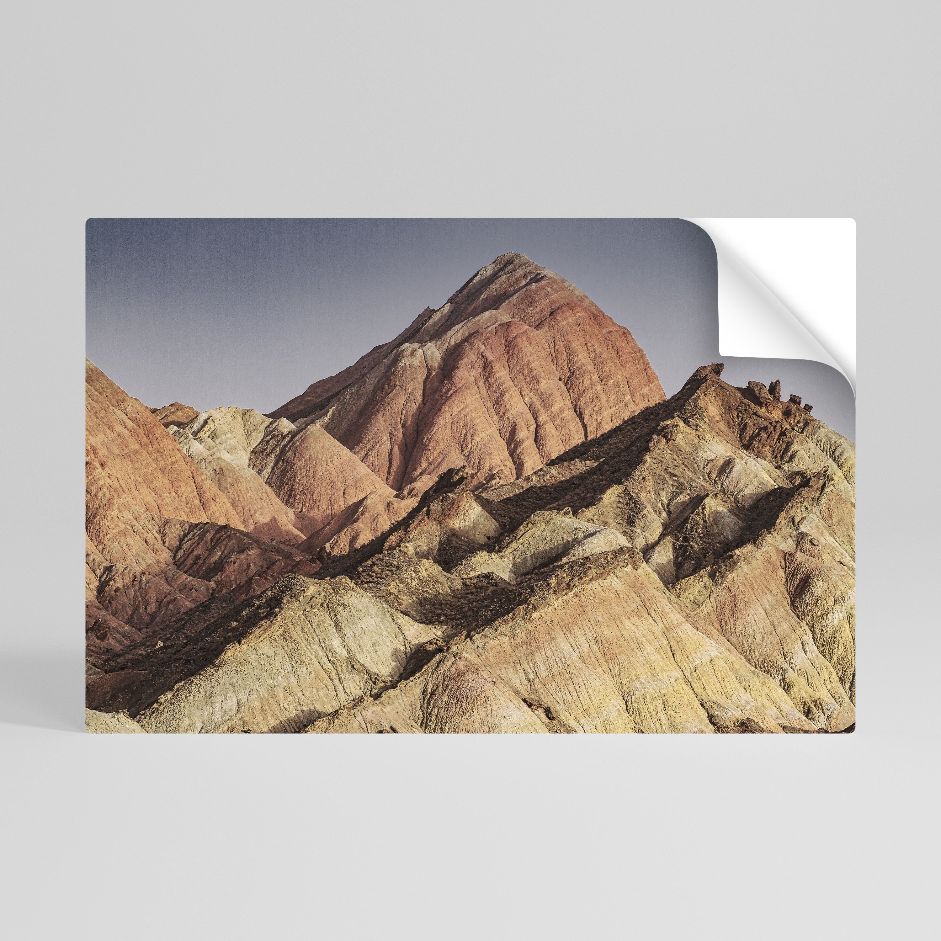 Peaks of Painted Dreams Horizontales Poster zum Abziehen und Aufkleben