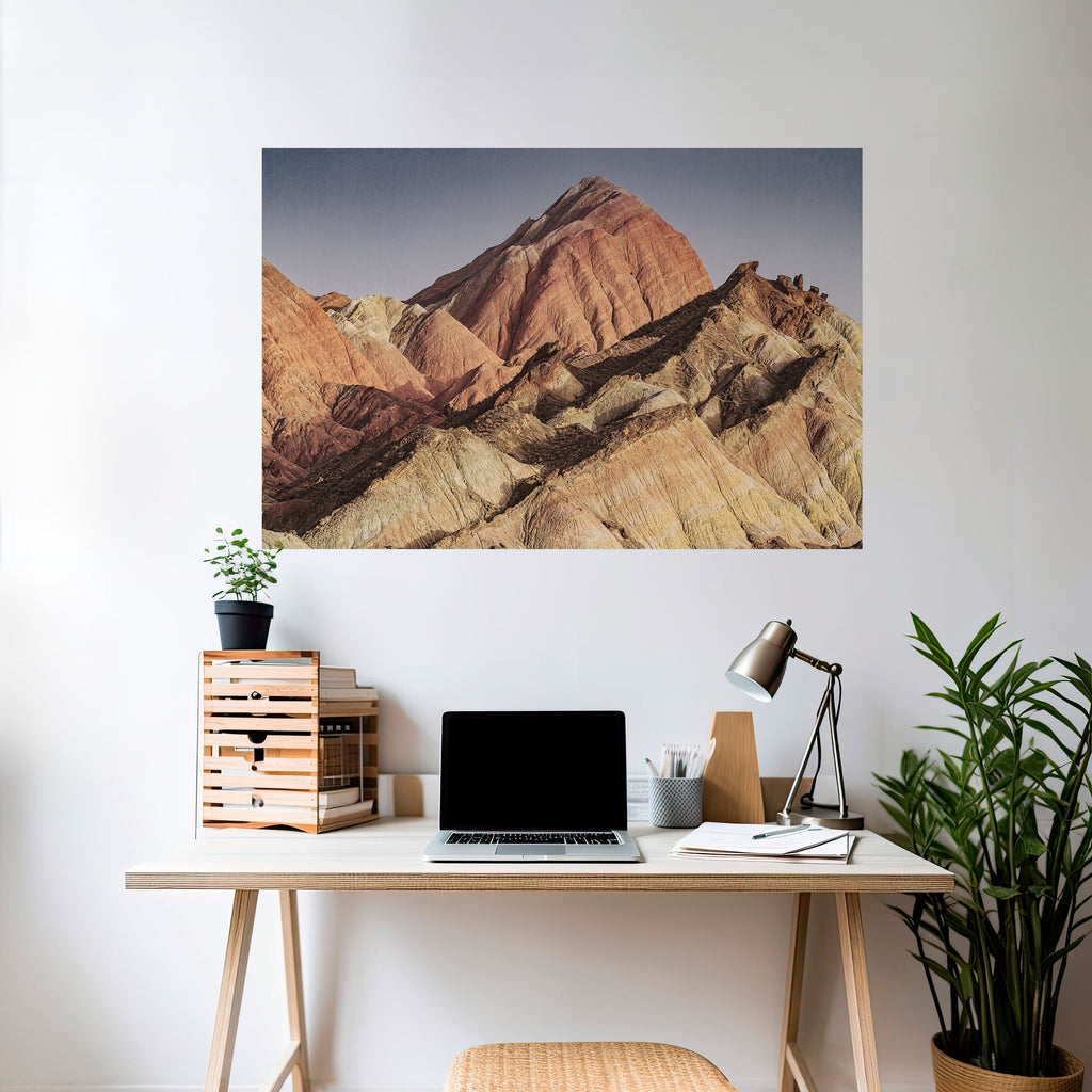 Peaks of Painted Dreams Horizontales Poster zum Abziehen und Aufkleben