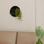 FERN SECRETS Rundes Kunstregal in Schwarz