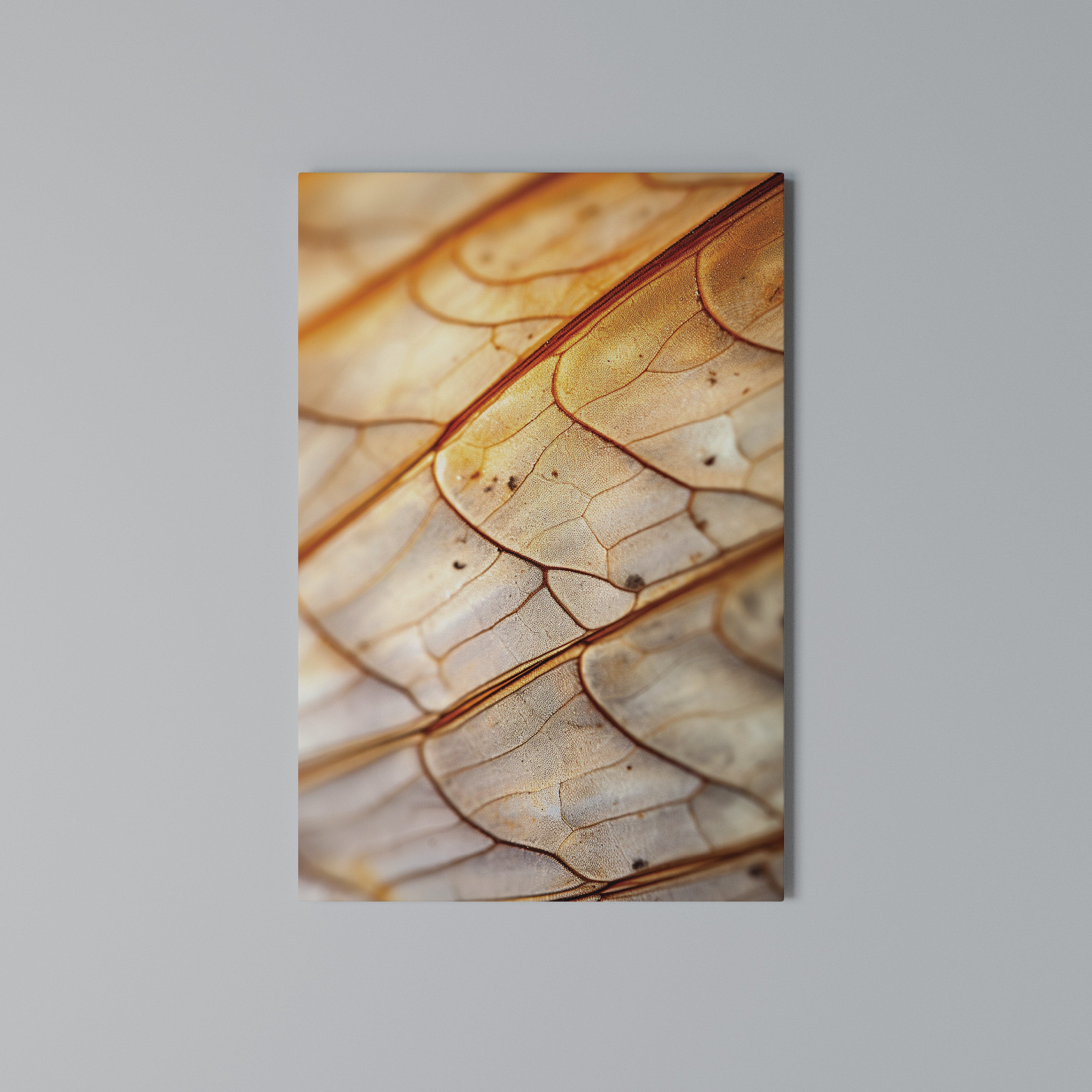 ELEGANT VEINING Vertical Canvas Print