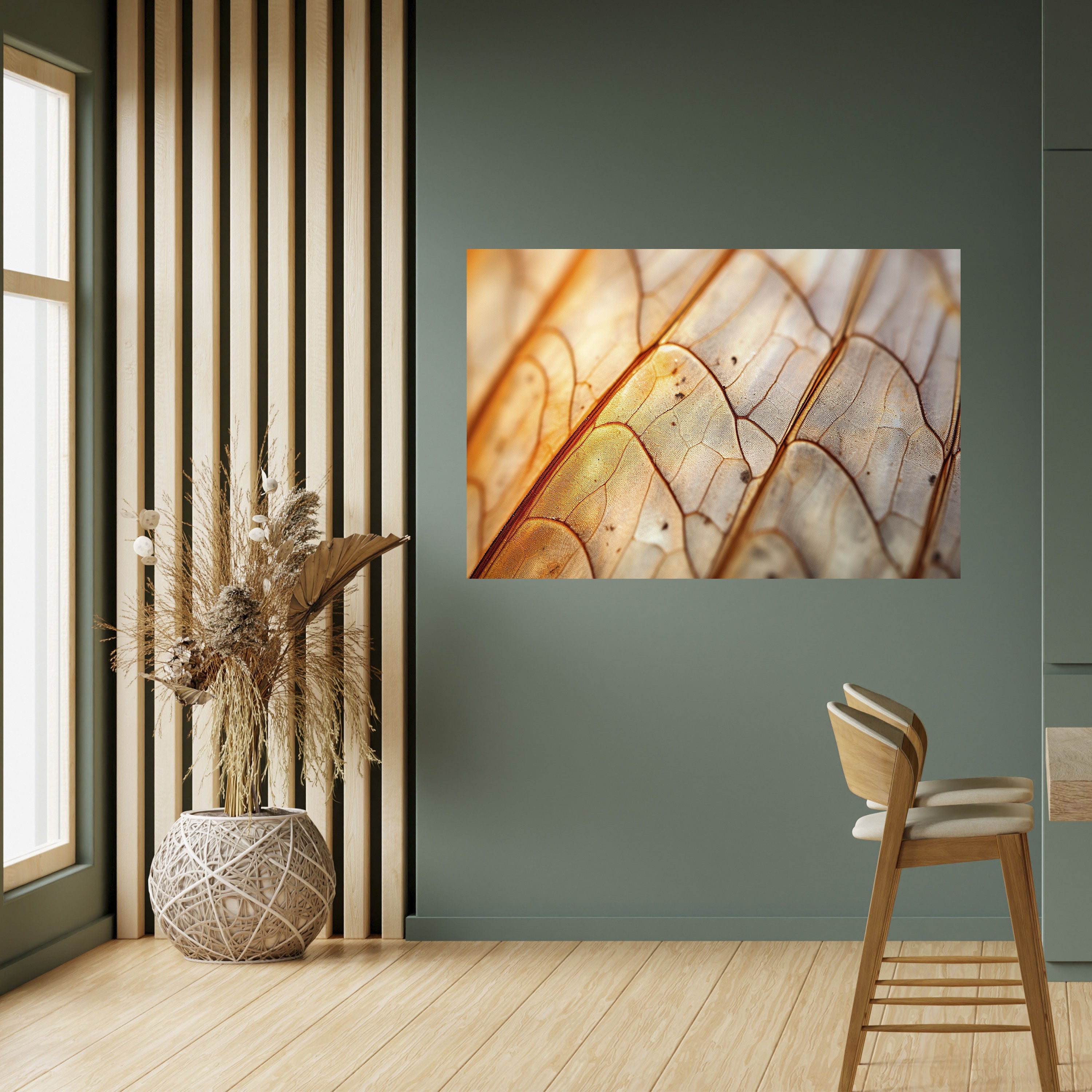Elegante Äderung, horizontales Poster zum Abziehen und Aufkleben