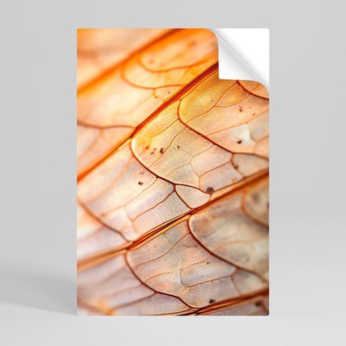 ELEGANT VEINING Selbstklebendes Poster - Hochformat