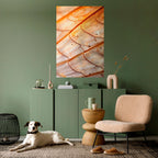 ELEGANT VEINING Selbstklebendes Poster - Hochformat