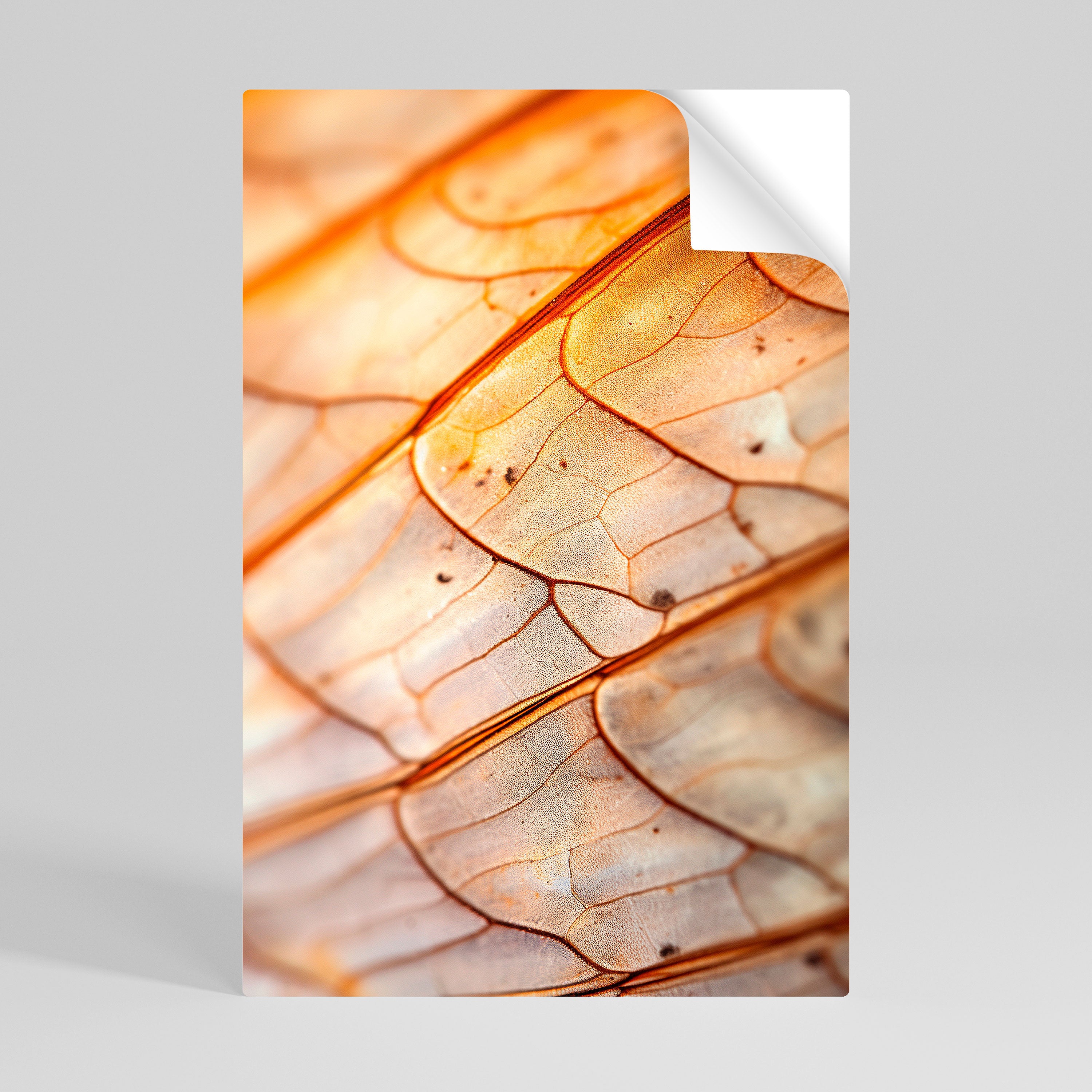 ELEGANT VEINING Peel and Stick Vertical Poster