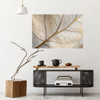 GOLDEN LEAF WHISPERS Selbstklebendes Horizontal-Poster