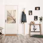 GOLDEN LEAF WHISPERS Selbstklebendes Poster - Hochformat