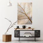 GOLDEN LEAF WHISPERS Selbstklebendes Poster - Hochformat