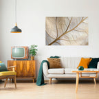 GOLDEN LEAF WHISPERS Selbstklebendes Horizontal-Poster