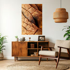 RUSTIC TEXTURE STUDY Peel and Stick Vertical Poster