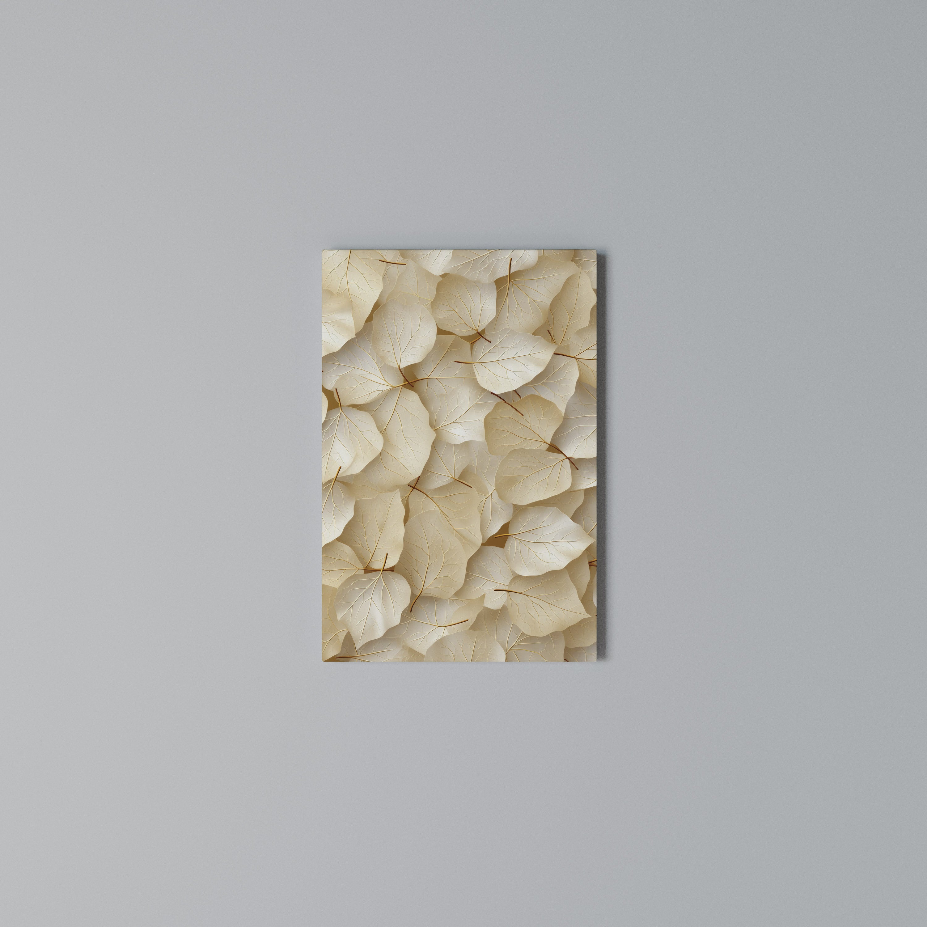 VELLUM LEAF SYMPHONY Vertical Canvas Print
