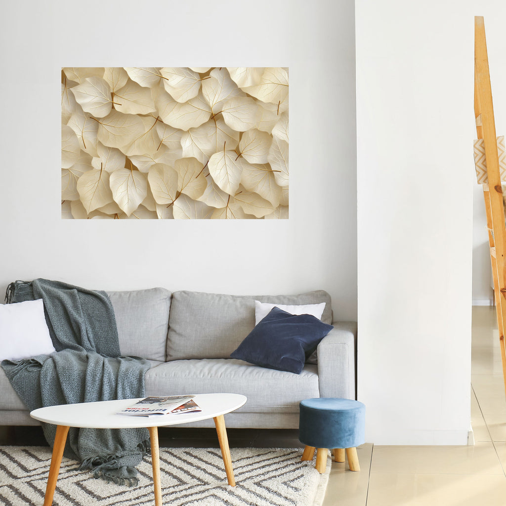 VELLUM LEAF SYMPHONY Horizontales Poster zum Abziehen und Aufkleben