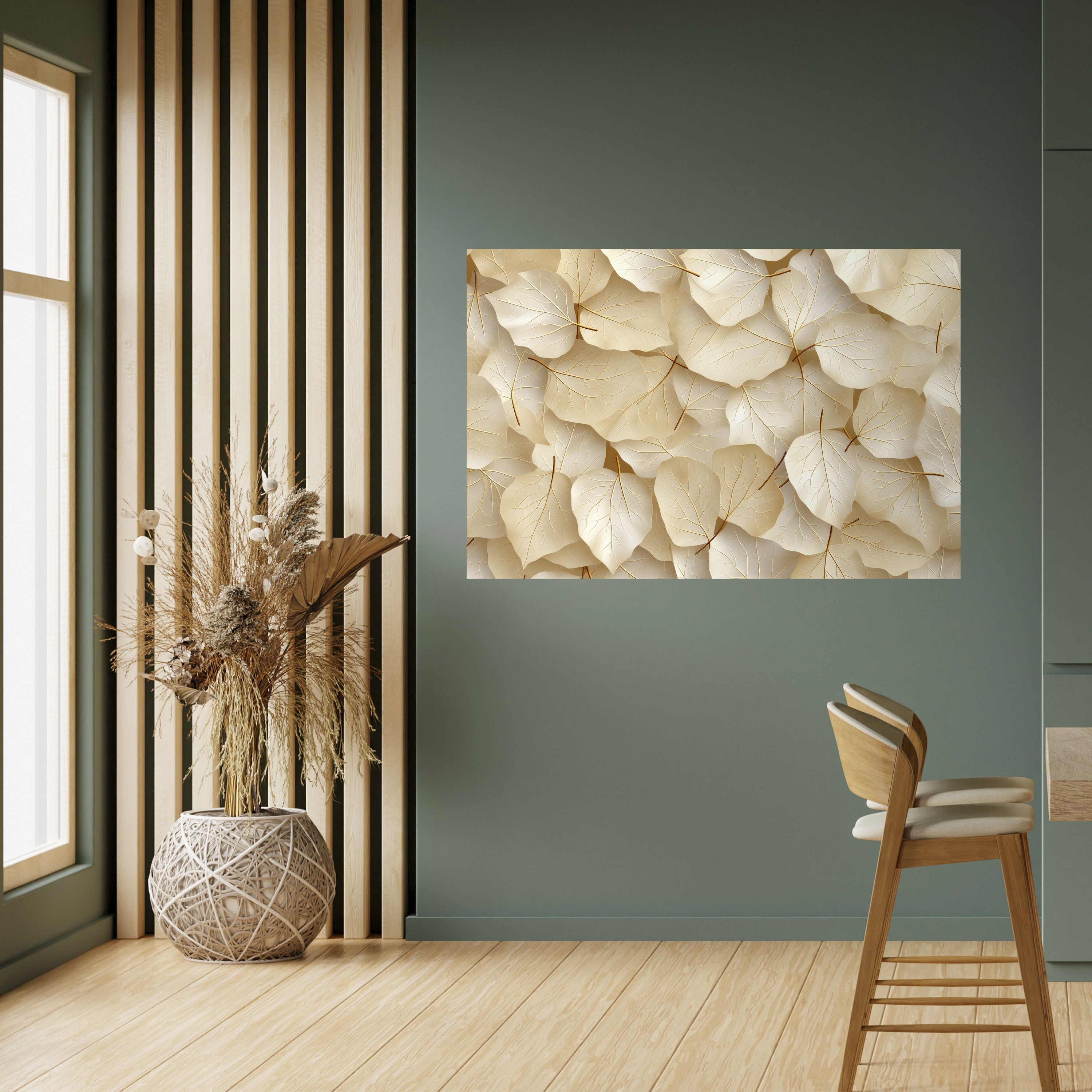 VELLUM LEAF SYMPHONY Horizontales Poster zum Abziehen und Aufkleben