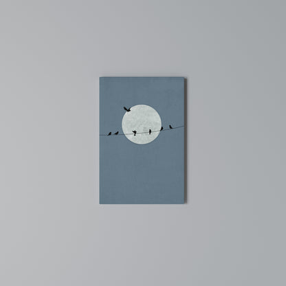 MOONLIT REST Vertical Canvas Print