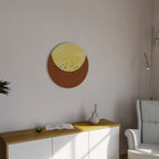MOONLIT MIGRATION Runde Wanddekoration Ø 69 cm