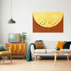 MOONLIT MIGRATION Selbstklebendes Horizontal-Poster