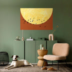 MOONLIT MIGRATION Selbstklebendes Horizontal-Poster