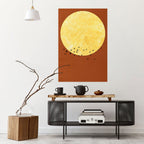 MOONLIT MIGRATION Selbstklebendes Poster - Hochformat