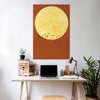 MOONLIT MIGRATION Selbstklebendes Poster - Hochformat