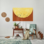 MOONLIT MIGRATION Selbstklebendes Horizontal-Poster