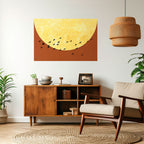 MOONLIT MIGRATION Selbstklebendes Horizontal-Poster