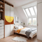 MOONLIT MIGRATION Selbstklebendes Horizontal-Poster