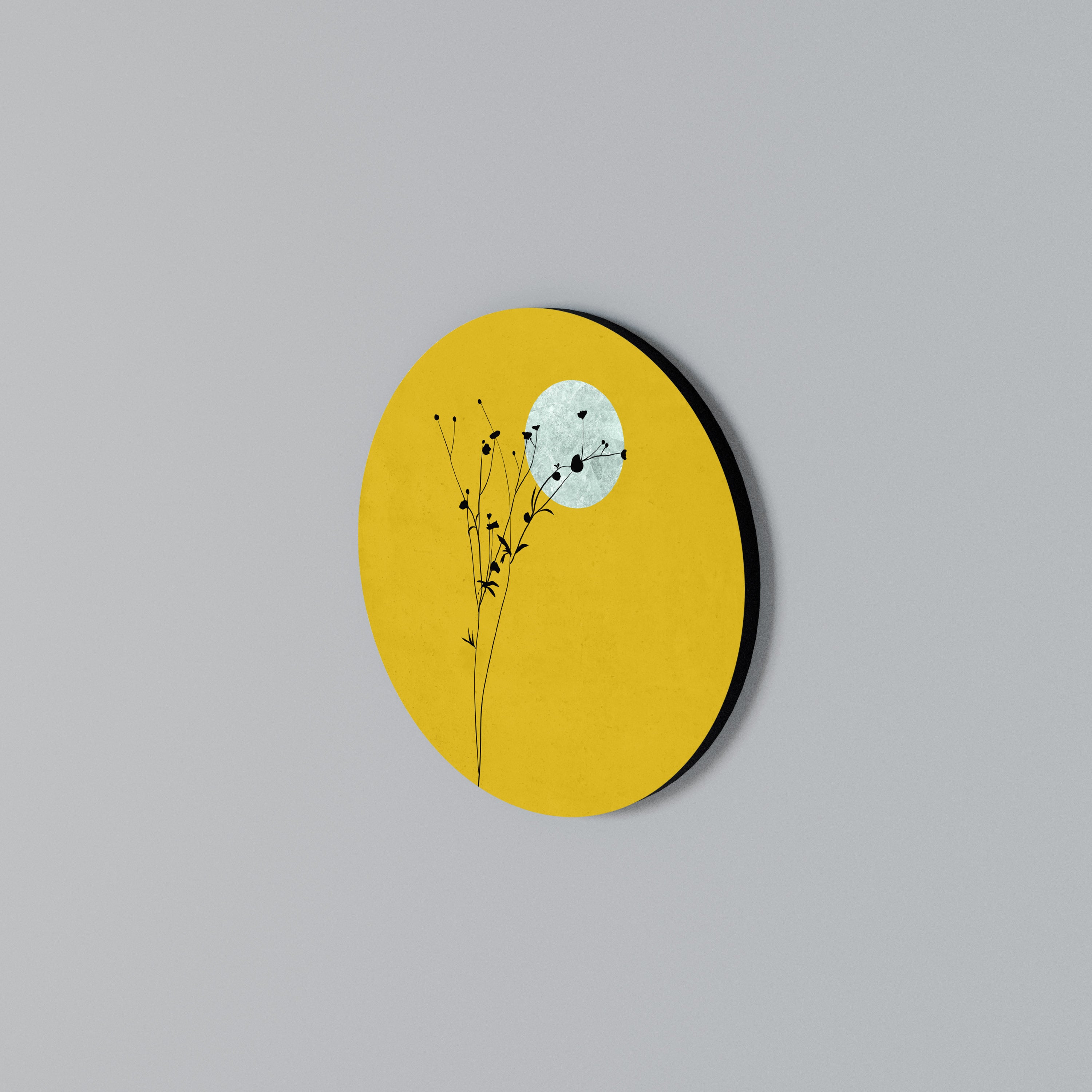 RISE IN THE LIGHT Rundes Wandbild