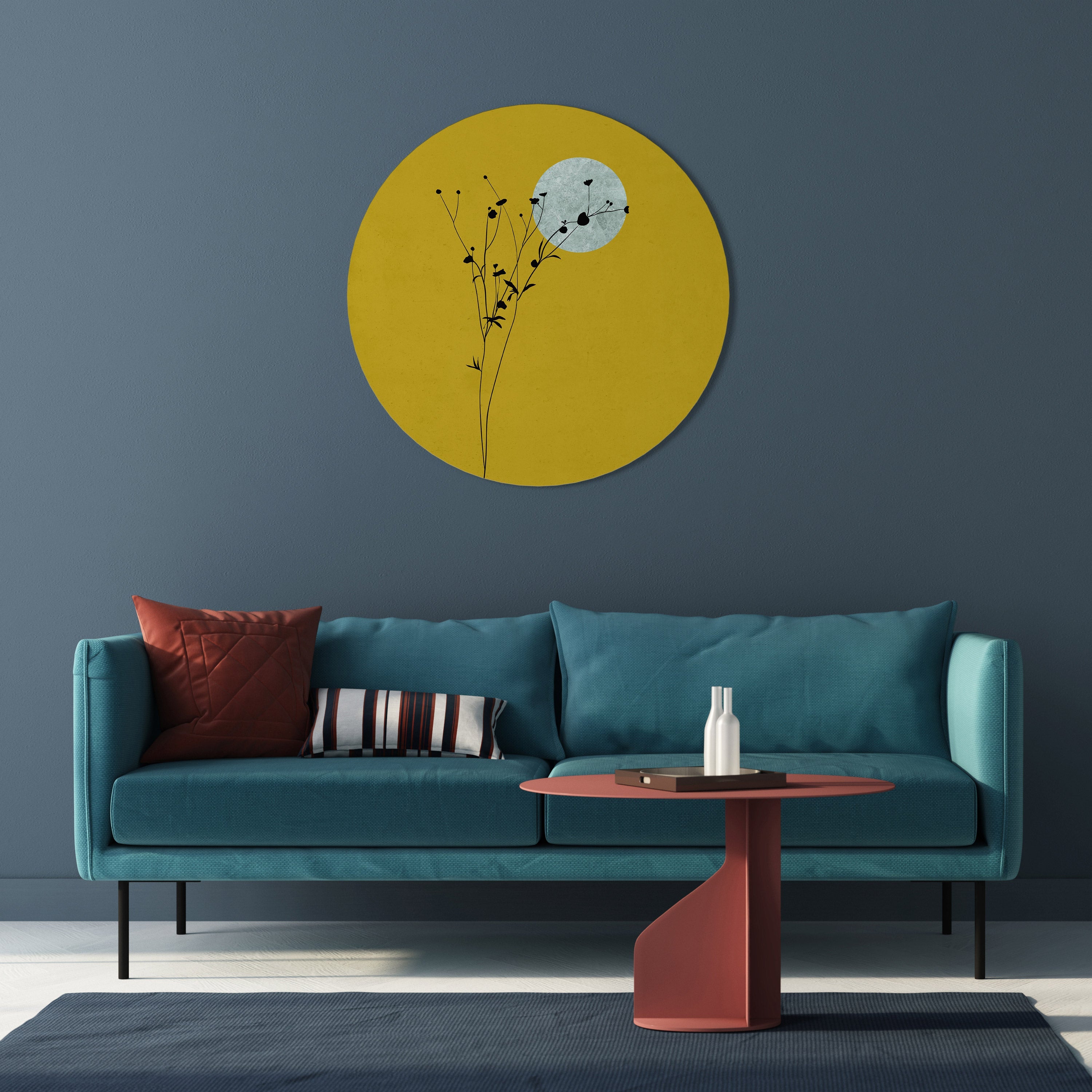 RISE IN THE LIGHT Round Wall Art