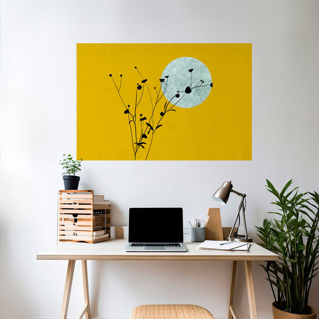 RISE IN THE LIGHT Horizontales Poster zum Abziehen und Aufkleben