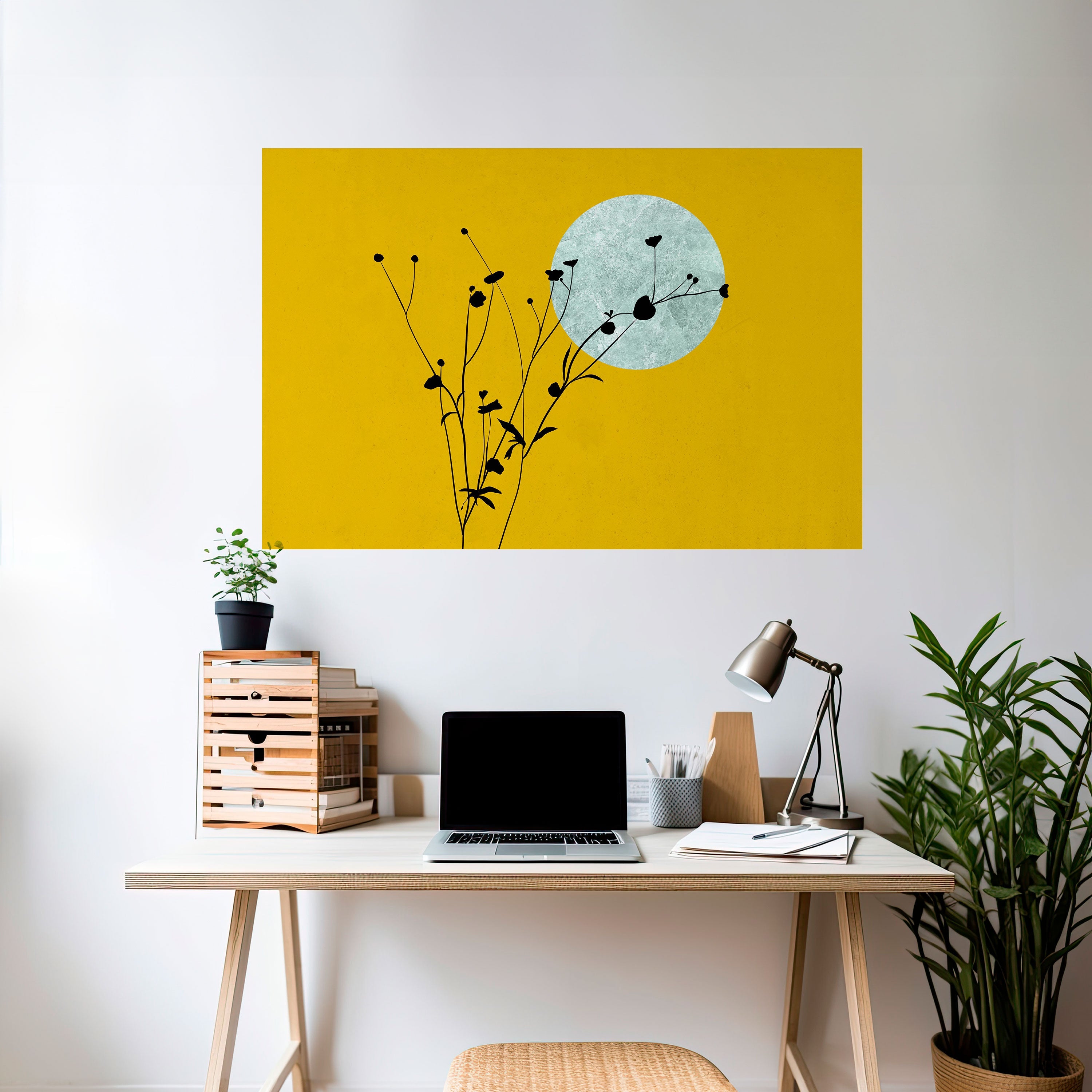 RISE IN THE LIGHT Horizontales Poster zum Abziehen und Aufkleben