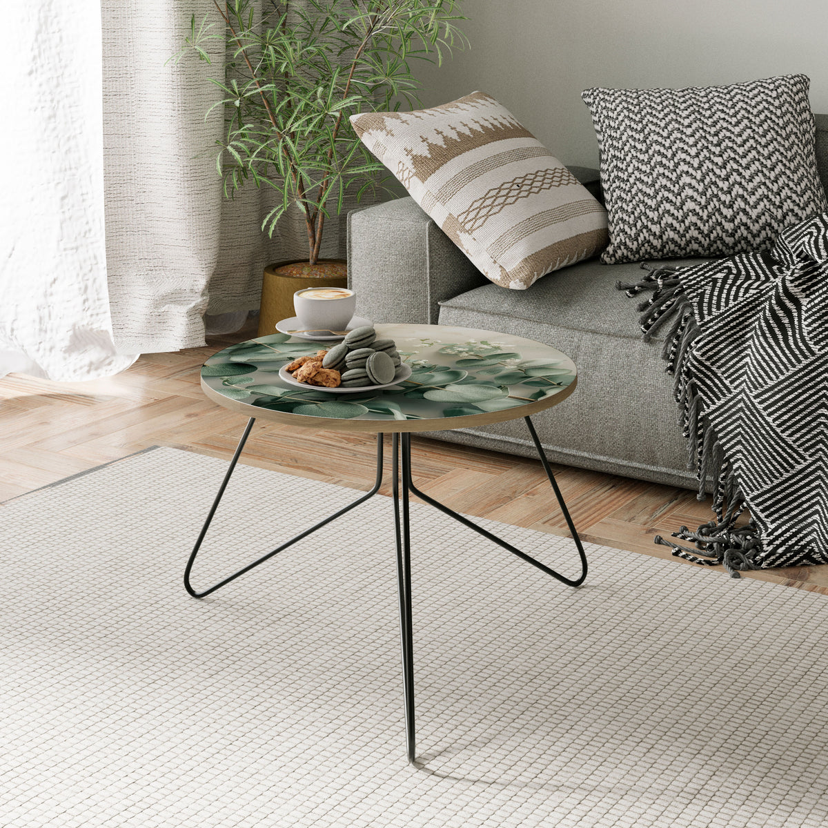 ELEGANT LEAF BALLET Couchtisch