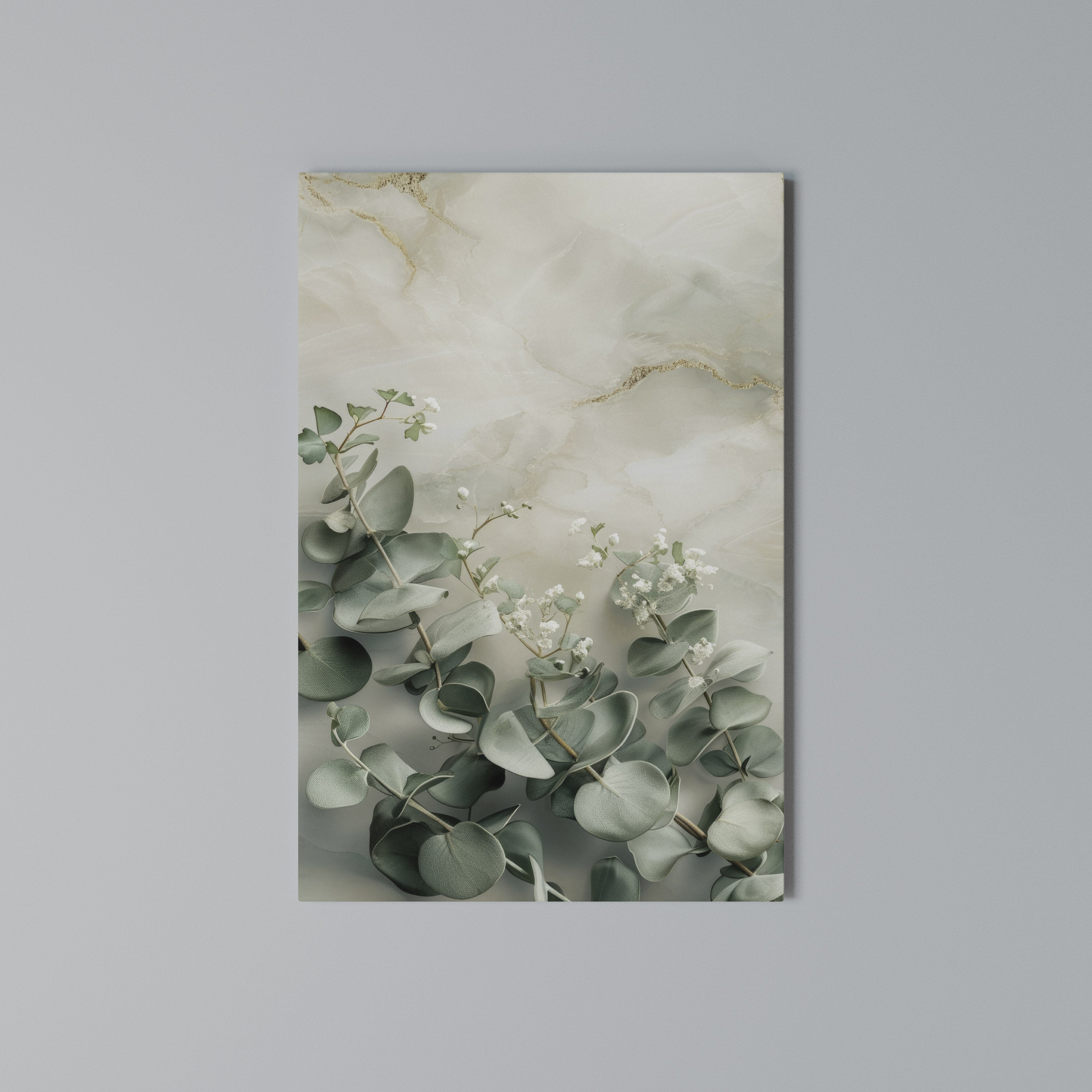 ELEGANT LEAF BALLET Vertical Canvas Print
