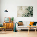 ELEGANT LEAF BALLET Selbstklebendes Horizontal-Poster