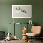 TRANSLUCENT NATURE Selbstklebendes Horizontal-Poster