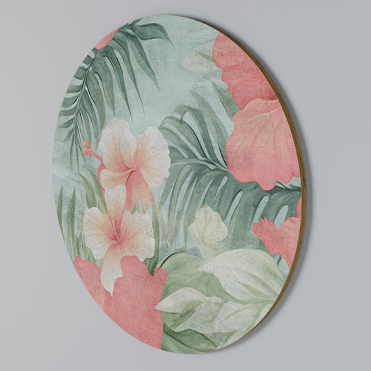 HAWAIIAN SPIRIT Rundes Wandbild