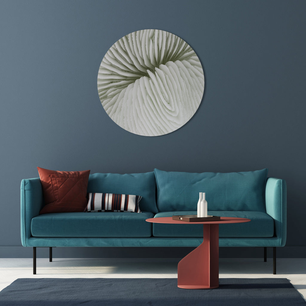 NATURE'S SYMMETRY Runde Wanddekoration Ø 69 cm