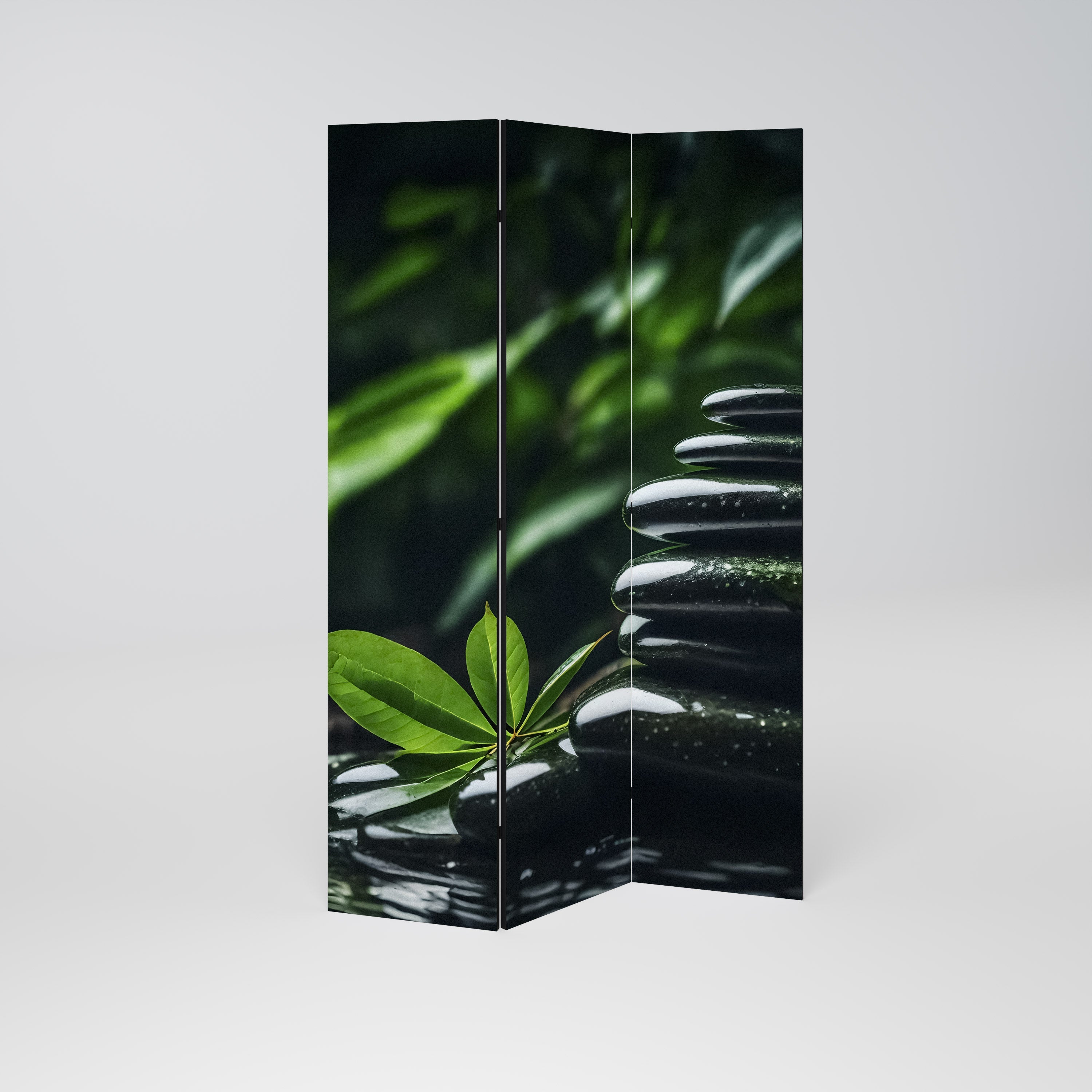 HARMONY STONES Dekorativer 3-teiliger Raumteiler