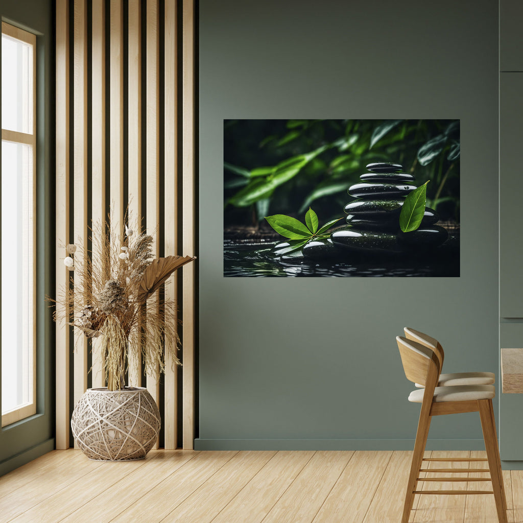 HARMONY STONES Horizontales Poster zum Abziehen und Aufkleben