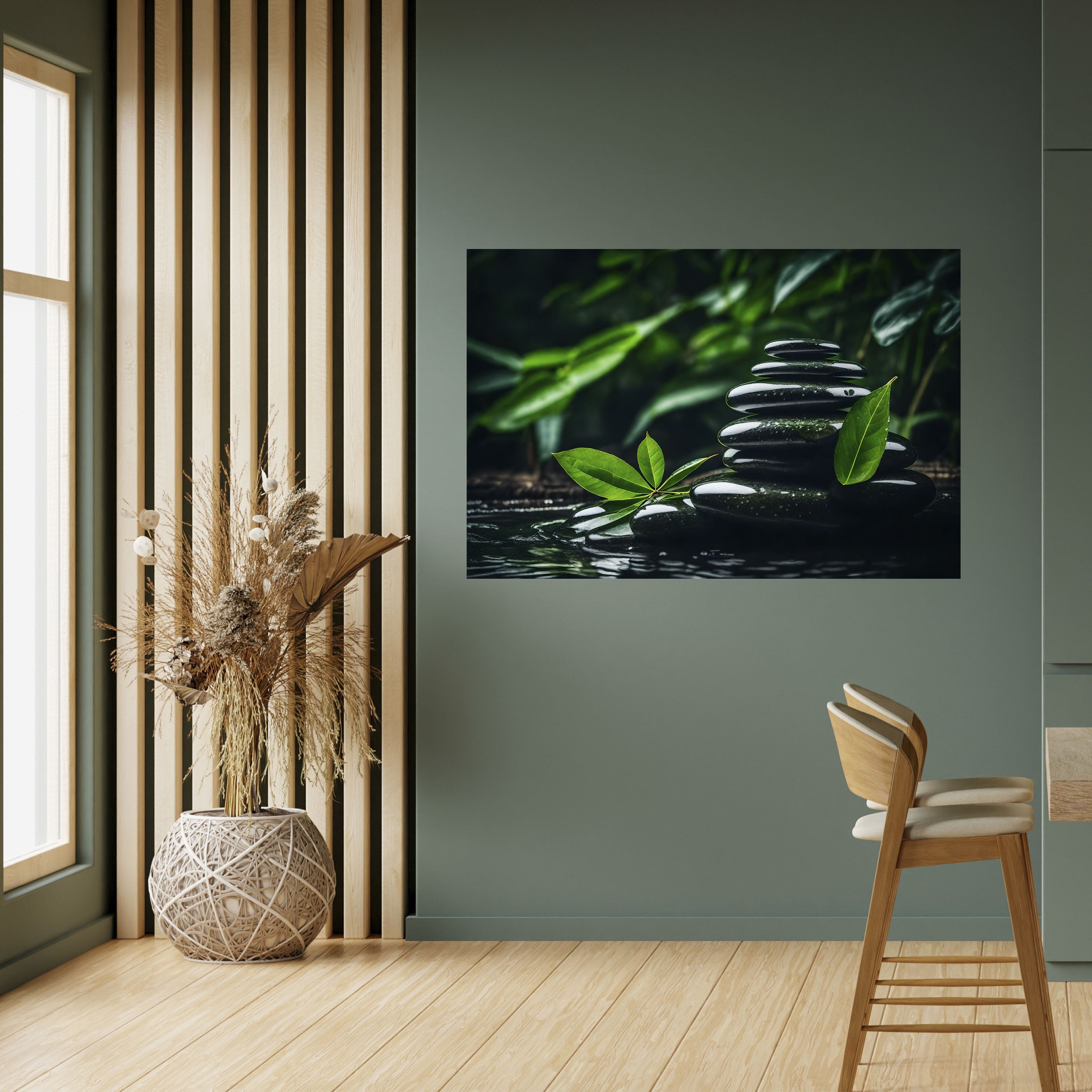 HARMONY STONES Horizontales Poster zum Abziehen und Aufkleben