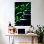 HARMONY STONES Selbstklebendes Poster - Hochformat