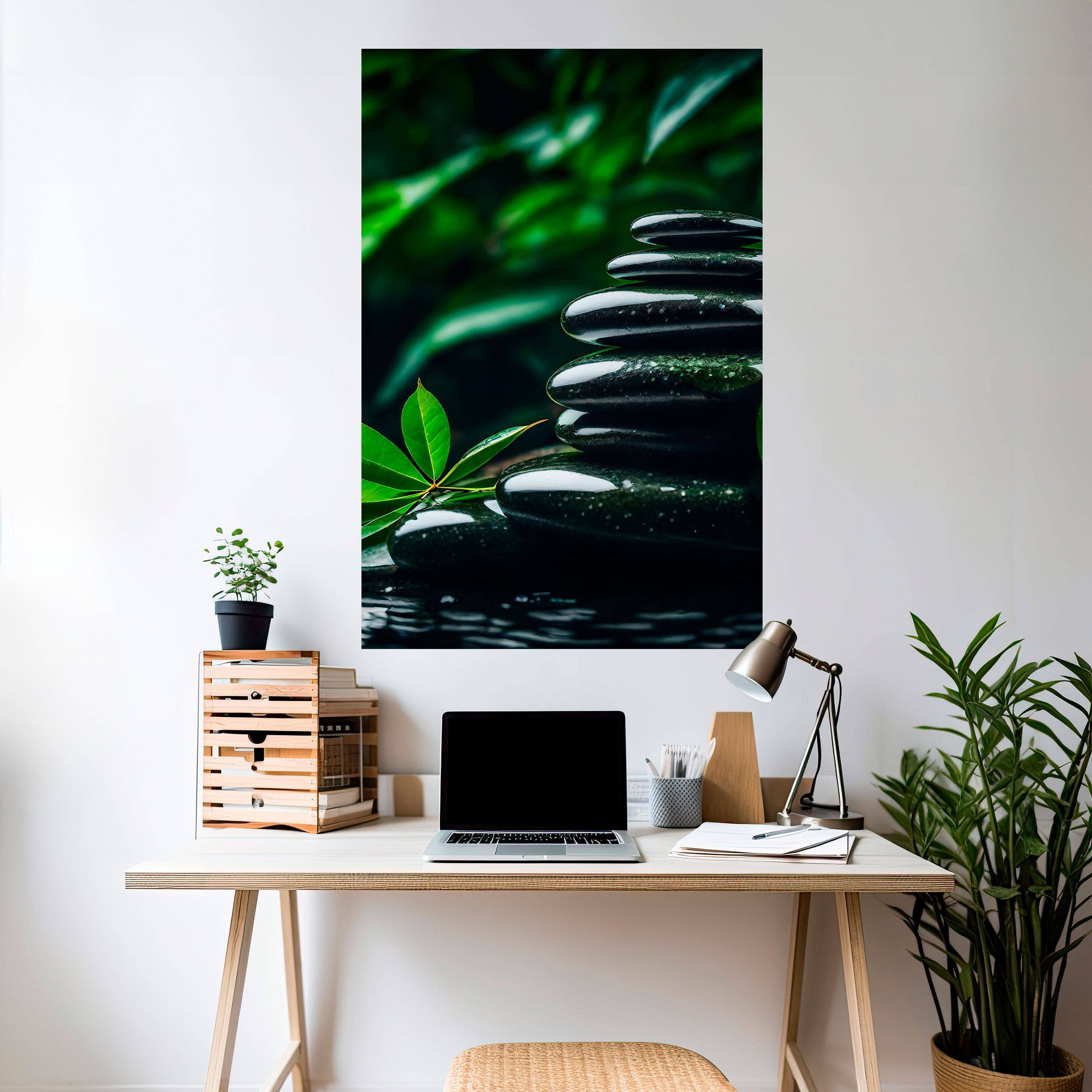 HARMONY STONES Vertikales Poster zum Abziehen und Aufkleben