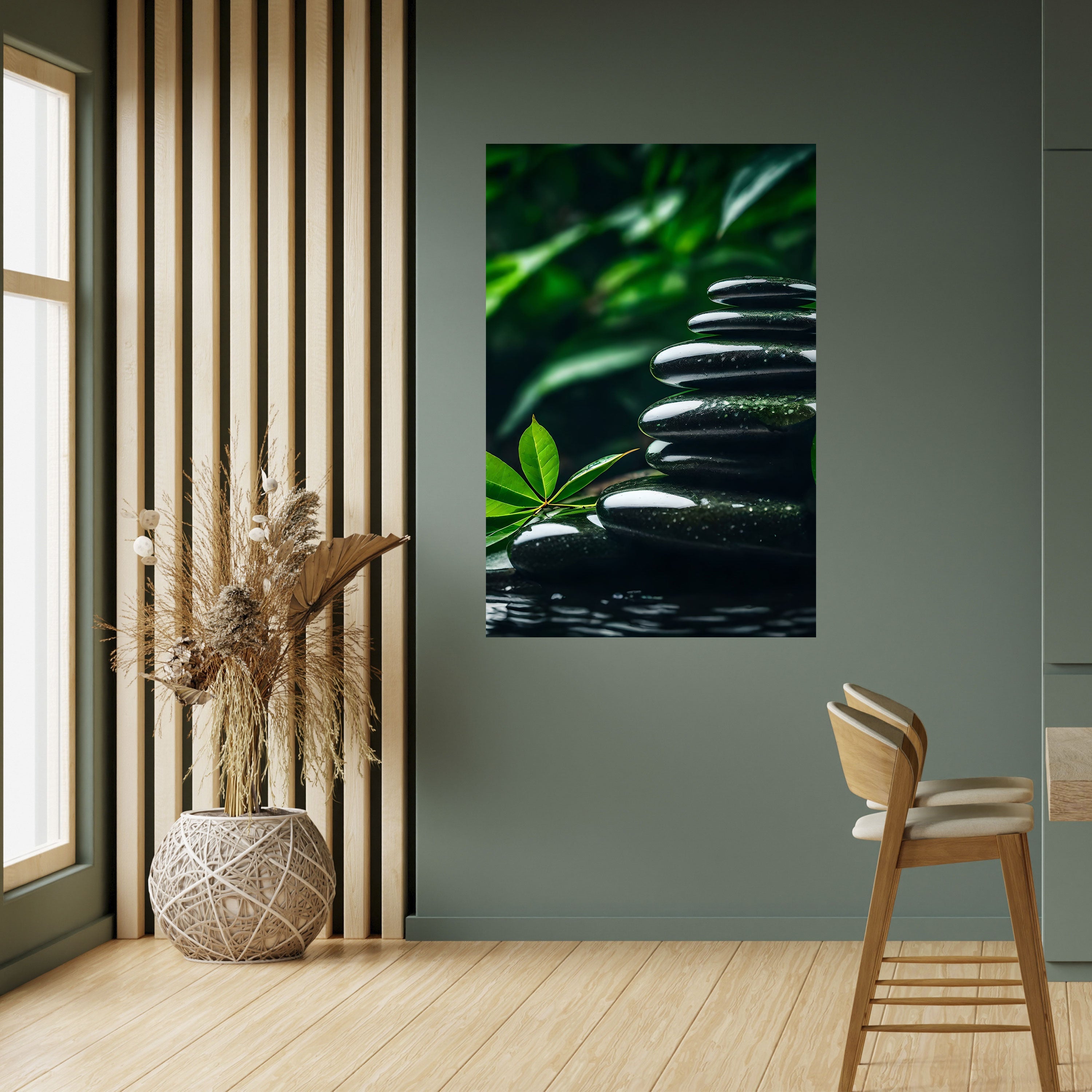 HARMONY STONES Vertikales Poster zum Abziehen und Aufkleben
